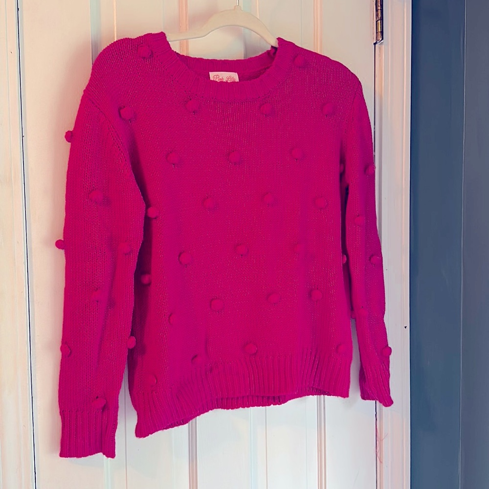 Pink sweater